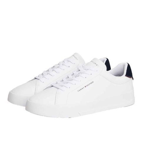 Tenis urbano Tommy Hilfiger blanco para caballero fm0fm05367-0ld