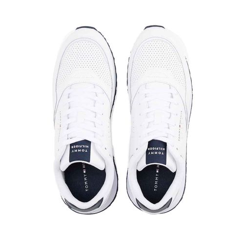 Tenis urbano Tommy Hilfiger blanco para caballero fm0fm05512-ybs