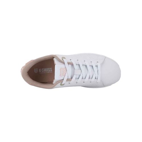 Tenis casual Kswiss blanco para dama 9f798120