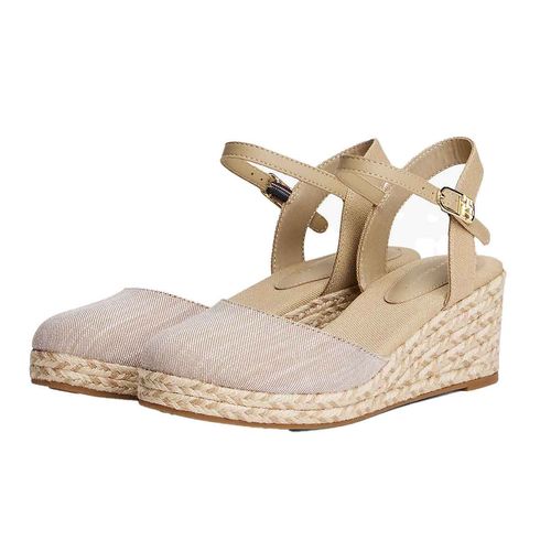 Alpargata Tommy Hilfiger beige para dama fw0fw08477-acc