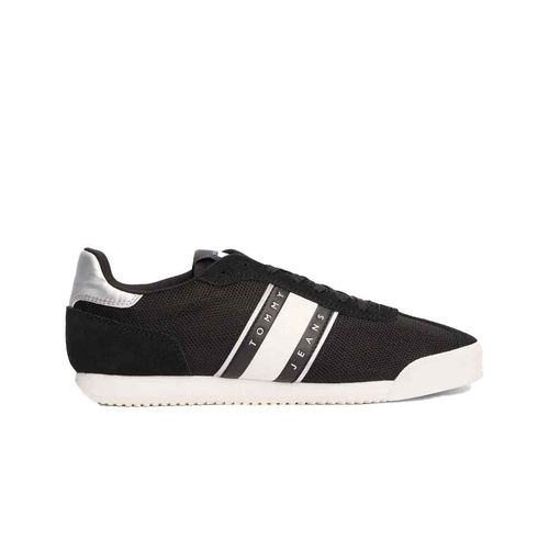Tenis casual Tommy Hilfiger negro para dama en0en02706-bds