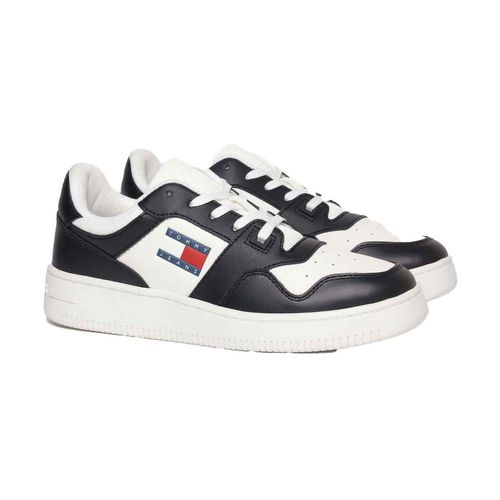 Tenis casual Tommy Hilfiger negro para dama en0en02505-0gs