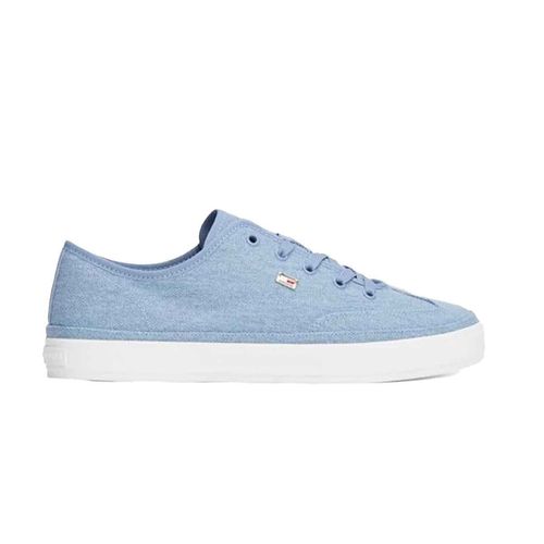 Tenis casual Tommy Hilfiger azul para dama fw0fw08894-c2b