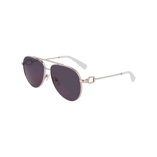 Lentes solares Longchamp para dama plateado lo178s-5814-044