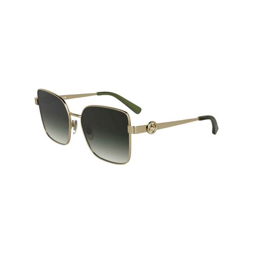 Lentes solares Longchamp para dama dorado lo181s-5617-708