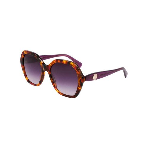 Lentes solares Longchamp para dama morado lo759s-5418-502