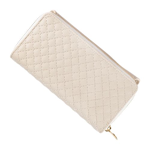 Cartera casual Due Scenty para dama beige w2351