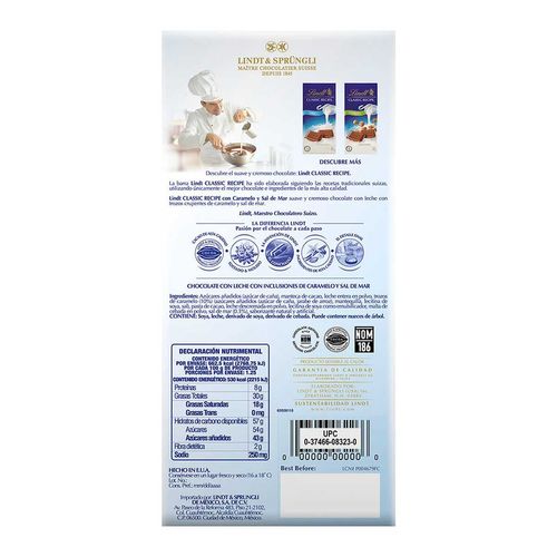 Tableta de chocolate  Lindt Barras 125 gr lb03