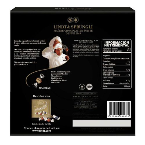 Chocolates Lindt 168 gr ldt13