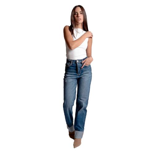 Pantalón de mezclilla Balam azul para dama BL7120