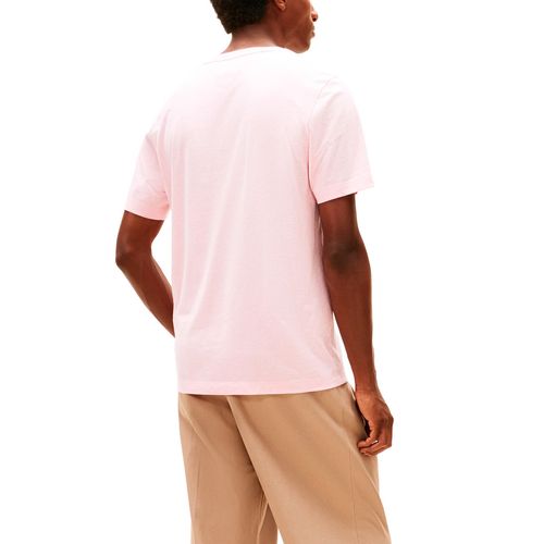 Playera Tommy Hilfiger rosa para caballero MW0MW37268-TY6