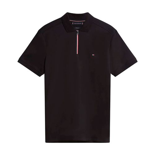 Playera tipo polo Tommy Hilfiger negro para caballero MW0MW41613-BDS