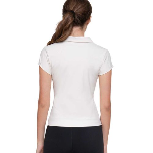 Playera tipo polo Active Usa beige para dama T14865