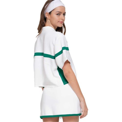 Playera tipo polo Active Usa blanco para dama T14846