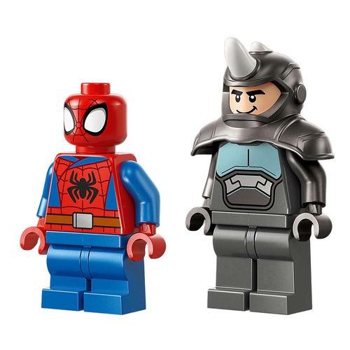 Spidey en su Moto vs. Rino Lego multicolor 11206