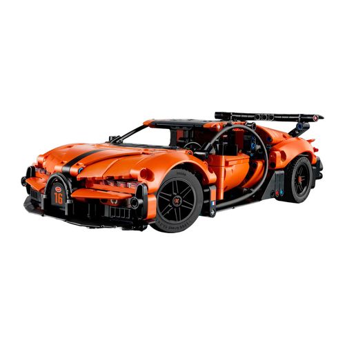 Hipercoche bugatti chiron pur sport Lego naranja 42222