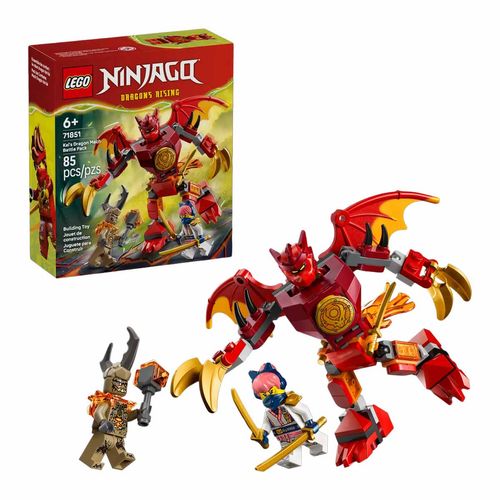 Pack de combate: meca dragón de kai Lego multicolor 71851