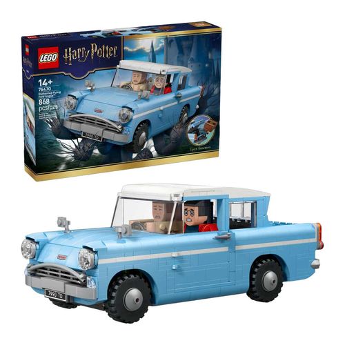 Ford anglia volador encantado Lego azul 76470