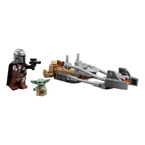 Moto speeder del mandaloriano y grogu Lego multicolor 75436