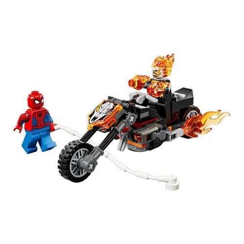Spider-man vs. moto del motorista fantasma Lego multicolor 76335