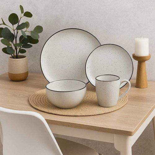 Vajilla  Zonana blanco 27-jn007-set16