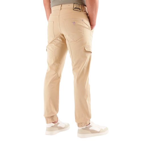 Pantalón Guess beige para caballero M5YB54WHD71-G03