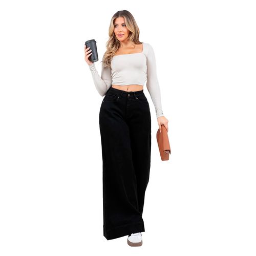 Pantalón de mezclilla Cute Diva negro para dama CD PLZZ CD498