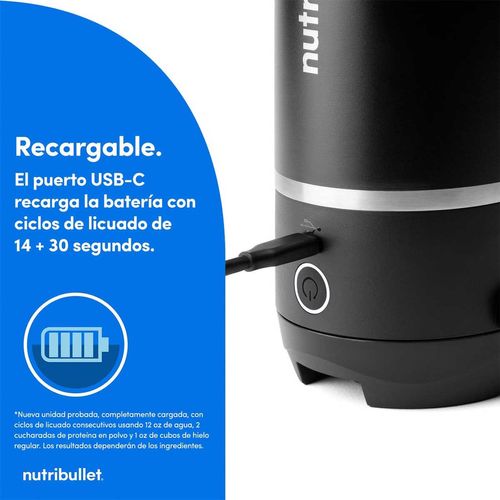 Licuadora Nutribullet flip negro 0c22300153