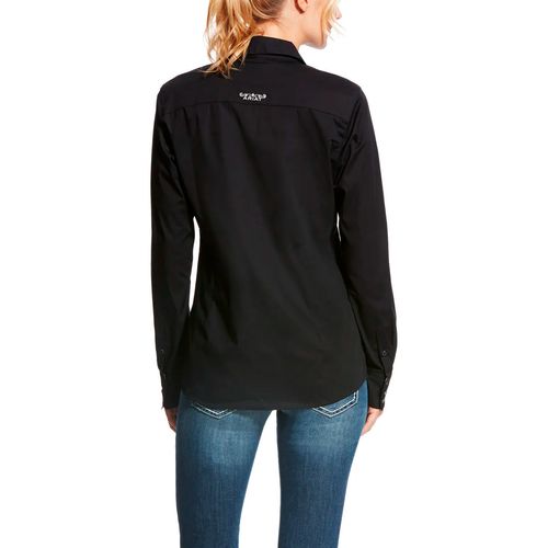 Blusa camisera Ariat negro para dama 10022056
