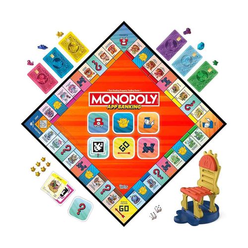 Juego de mesa Monopoly banca virtual multicolor g1424