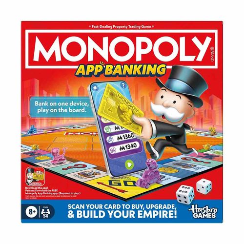 Juego de mesa Monopoly banca virtual multicolor g1424