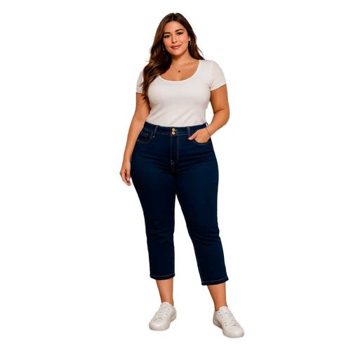 Pantalón capri de mezclilla Austin azul para dama AUM266