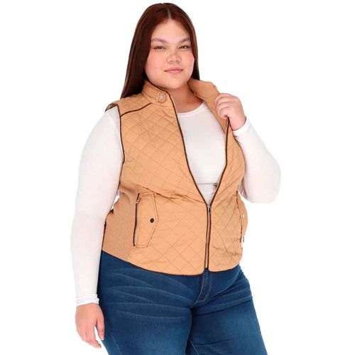 Chaleco Austin café para dama AC73542