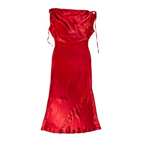 Vestido Mako & Co rojo para dama MKMV0068