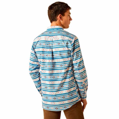 Camisa Ariat azul para caballero 10058979