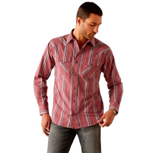 Camisa Ariat rojo para caballero 10054707