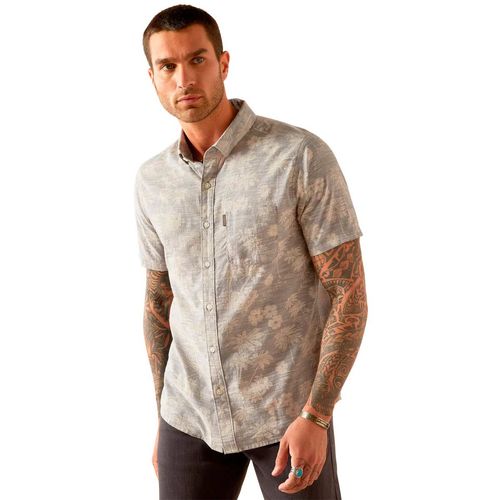 Camisa Ariat gris para caballero 10054851