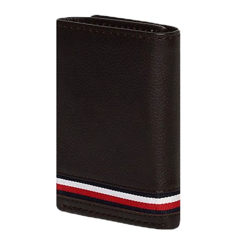 Cartera trifold Tommy Hilfiger para caballero café 31tle1x025-002