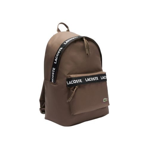 Mochila  Lacoste para caballero café nu4685nz r73 00