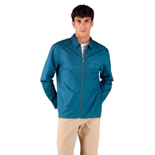 Sobre camisa Calvin Klein azul para caballero 4LD109G-410