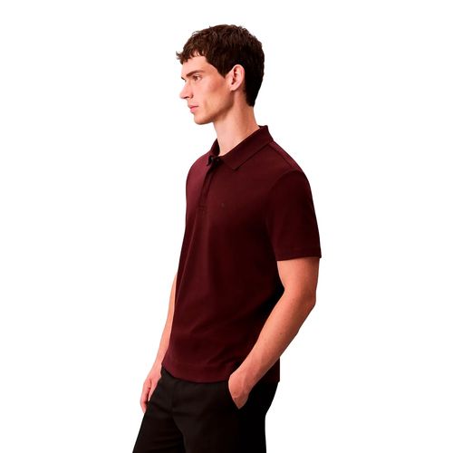Playera tipo polo Calvin Klein café para caballero 4LD203G-601