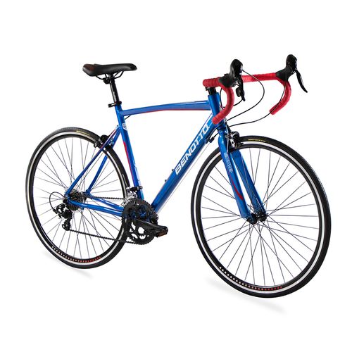 Bicicleta de Ruta Benotto R700 Aluminio 14V 590  Azul Metalico Talla:46.5