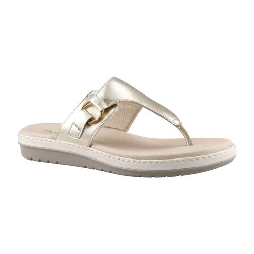 Sandalia de piso Flexi dorado para dama 100231