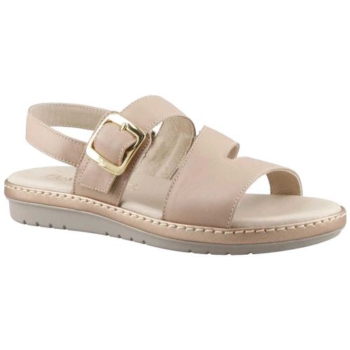 Sandalia de piso Flexi beige para dama 100237
