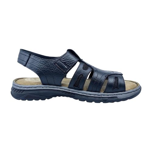 Sandalia casual Lobo Solo negro para caballero 6524