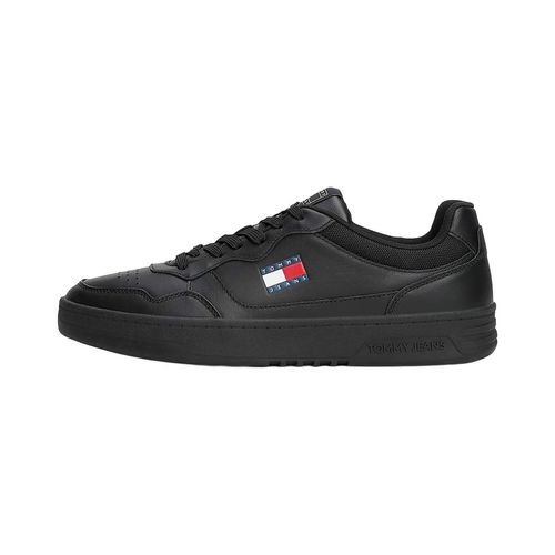 Tenis Tommy Hilfiger negro para caballero EM0EM01443-BDS