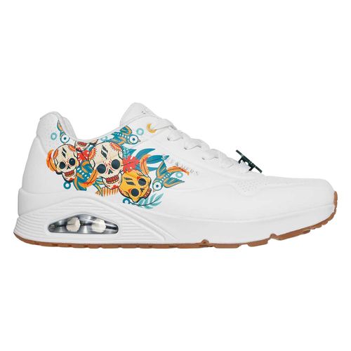 Tenis Skechers blanco para caballero 183894WHT