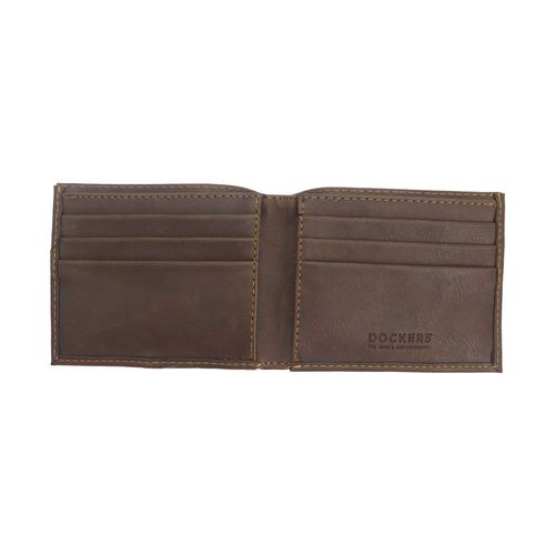 Cartera bifold Dockers café para caballero 40635-29