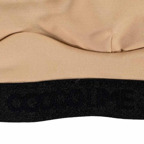 Top deportivo Cocolime beige para dama CCL TOP BRA 02