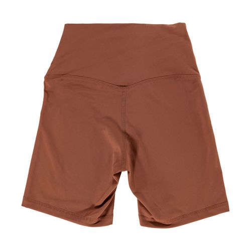 Short deportivo Hexagon café para dama AOSPD565